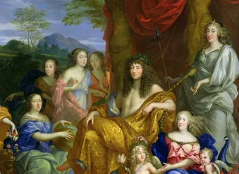 A família de Luís XIV (1638-1715), 1670 (pormenor de 60094)